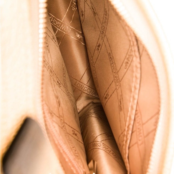 Longchamp Le Foulonné Tan Leather Crossbody Bag - Like New - Picture 4 of 4